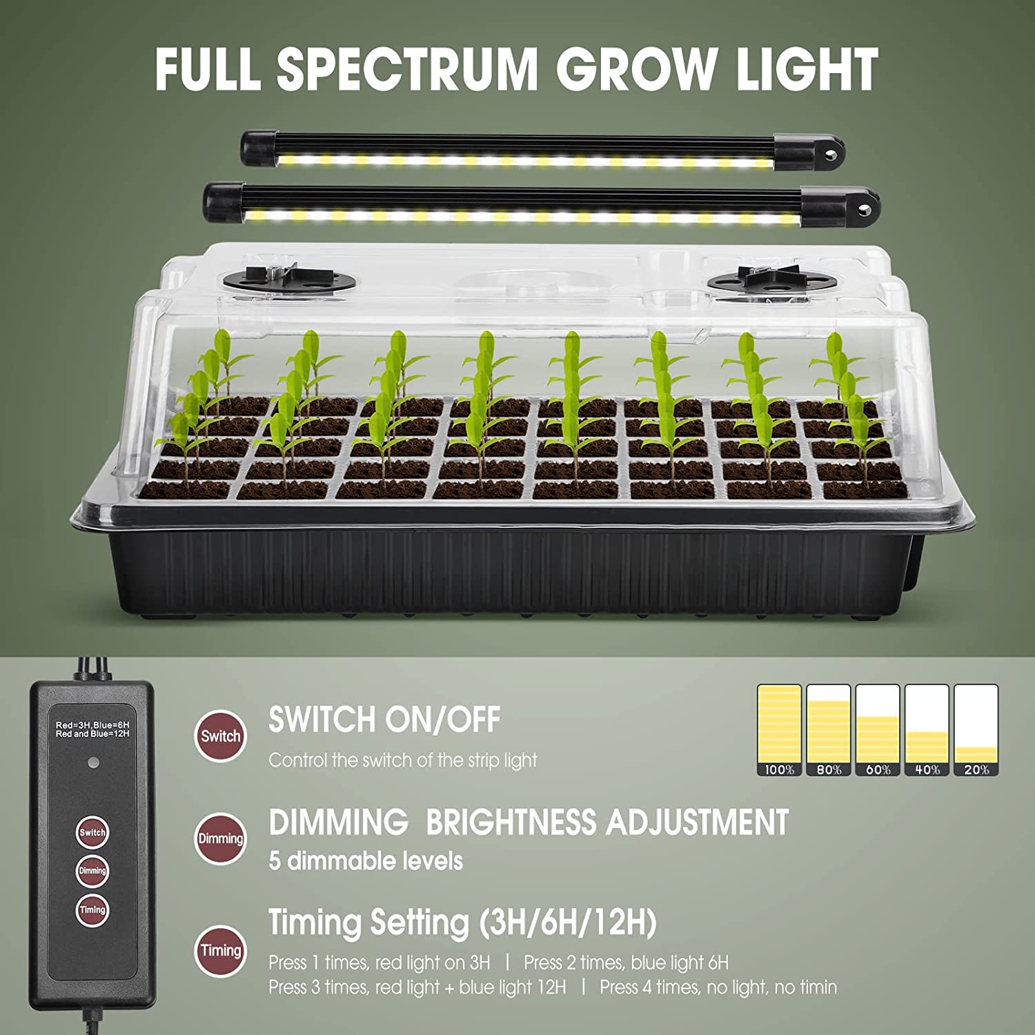 【Best 】1 Set, Seed Starter Tra - Humidity Dome Kit incelemesi ve fiyatı