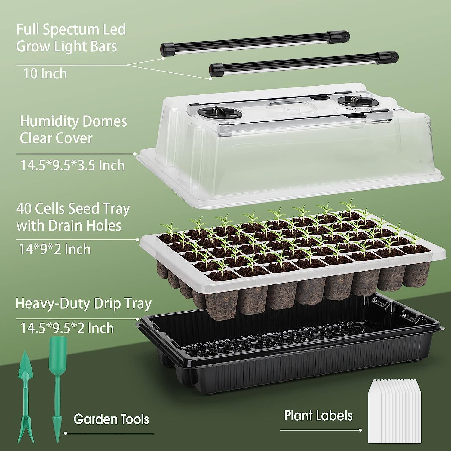 【Best 】1 Set, Seed Starter Tra - Humidity Dome Kit incelemesi ve fiyatı