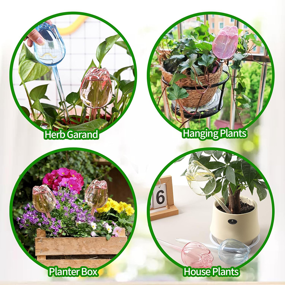 2/4pcs Tulip-Shaped Self-Water - Self Watering Insert incelemesi ve fiyatı