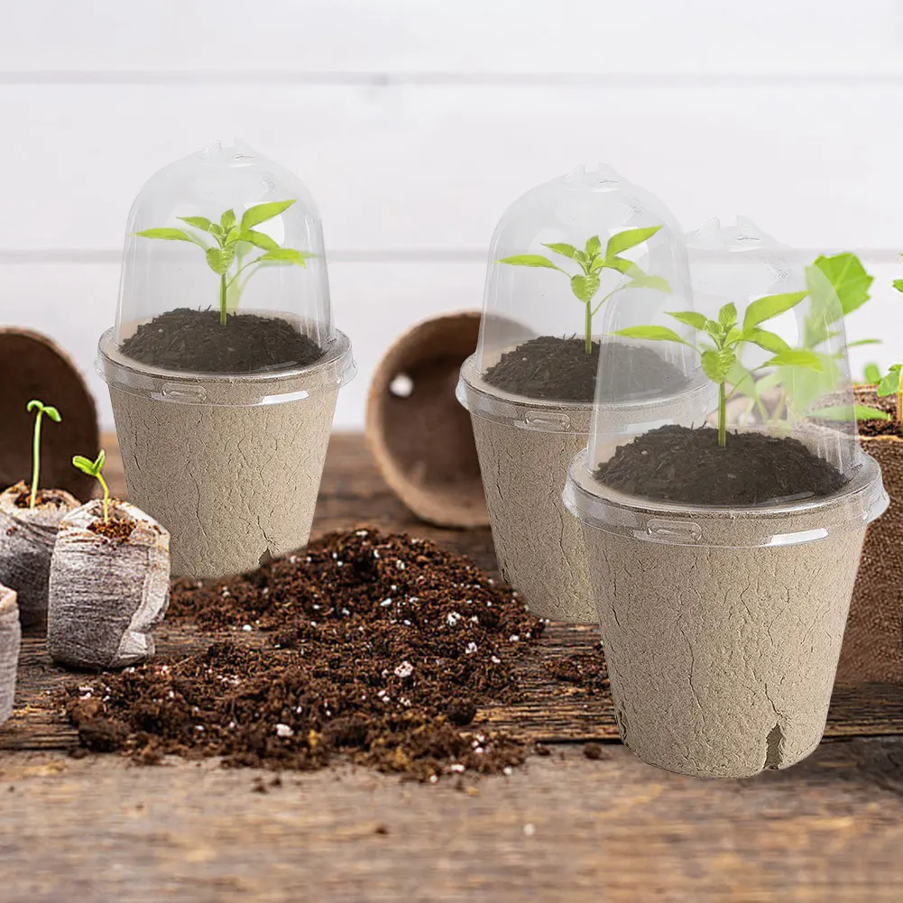 10pcs Garden Round Peat Pots P - Peat Pellet Tray incelemesi ve fiyatı
