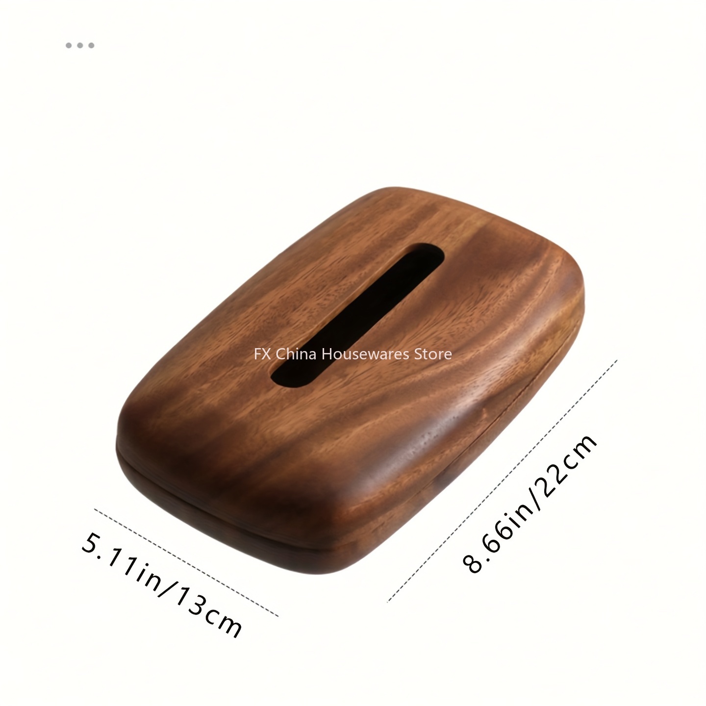 Walnut Wood Tissue Box Cover H - Agar Tissue Culture incelemesi ve fiyatı