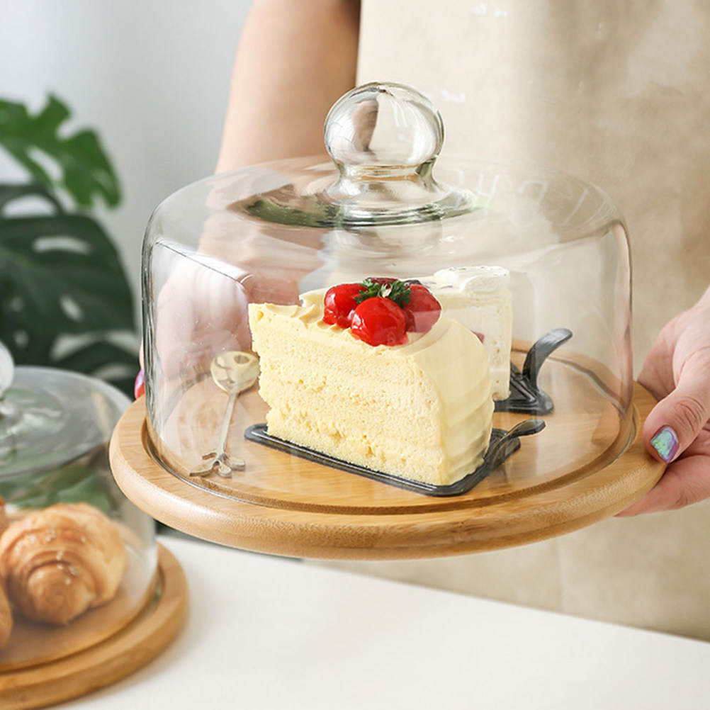 21Cm Clear Glass Cake Dome Cov - Plastic Dome Clear incelemesi ve fiyatı