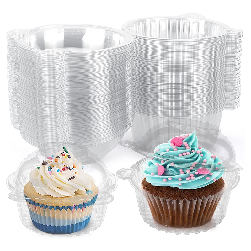 10pcs Cupcake Packaging Boxes  - Plastic Dome Clear incelemesi ve fiyatı