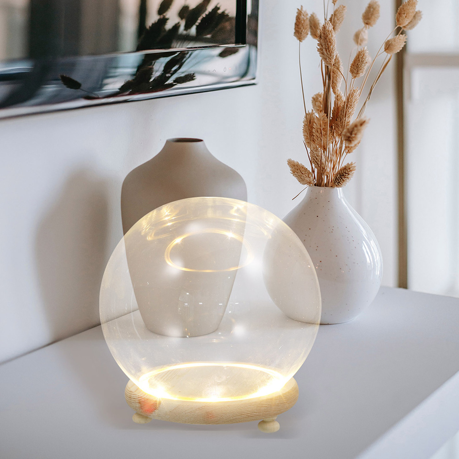 Luminous Preserved Flower Glas - Plastic Dome Clear incelemesi ve fiyatı
