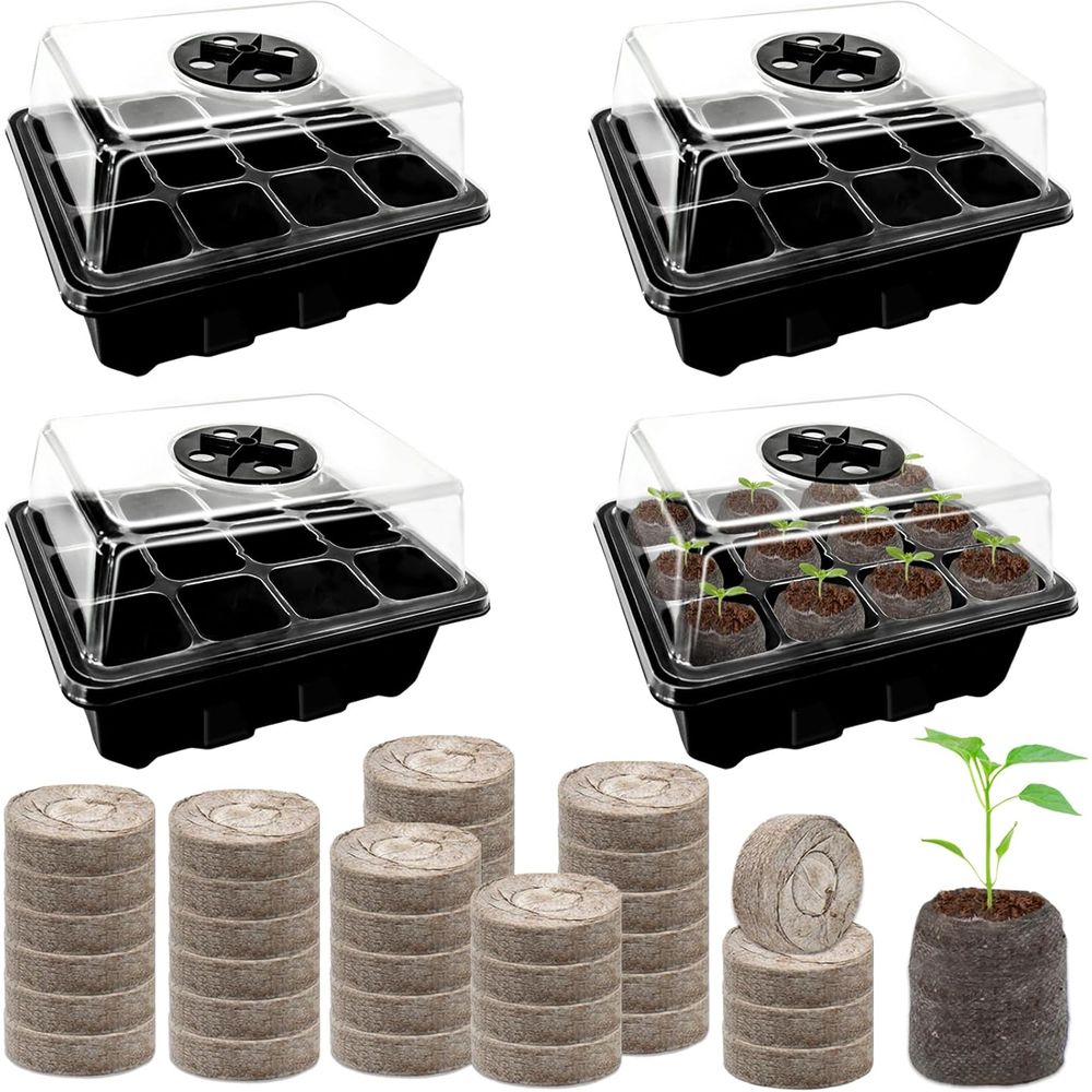 4 Pack Seed Starter Tray with  - Peat Pellet Tray incelemesi ve fiyatı