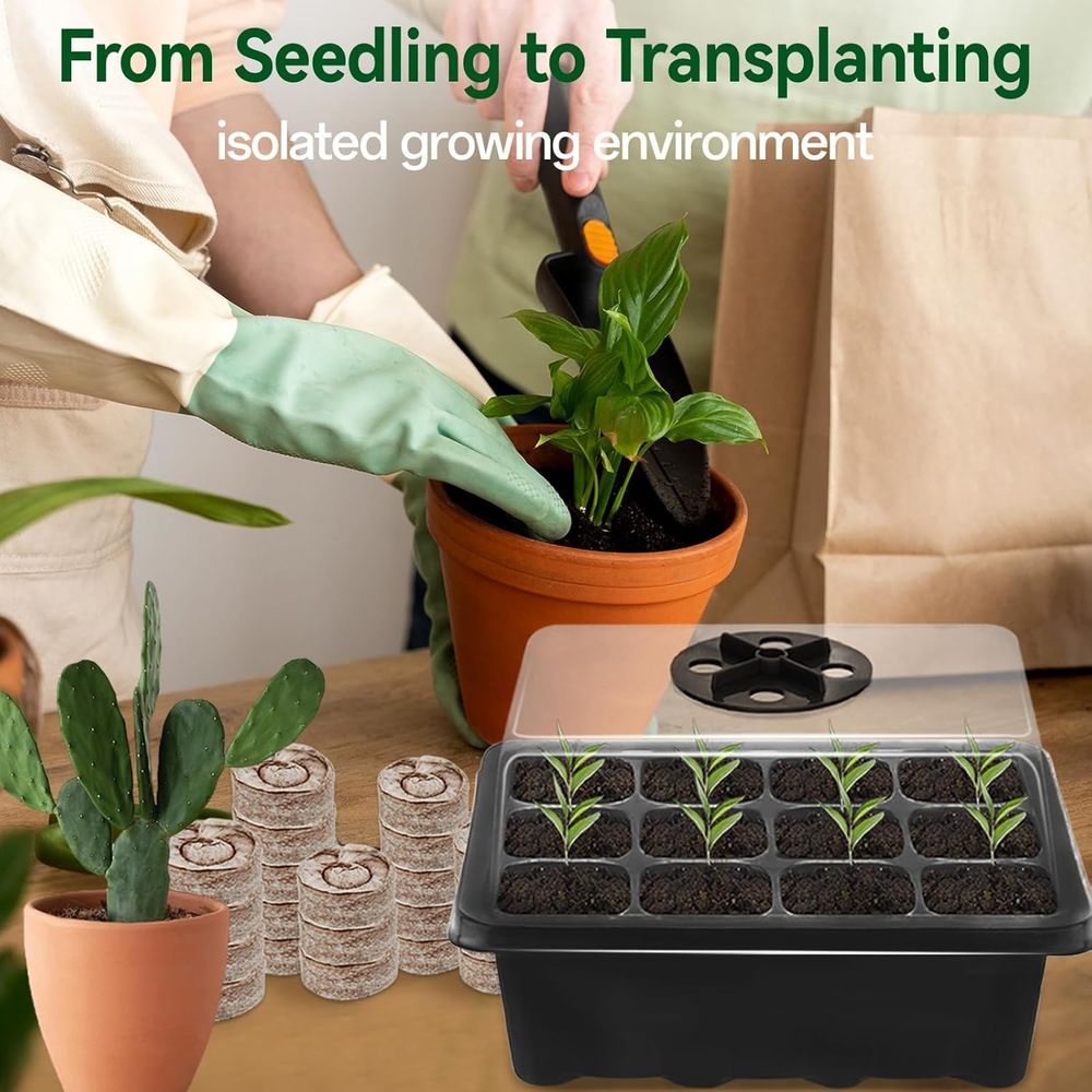 4 Pack Seed Starter Tray with  - Peat Pellet Tray incelemesi ve fiyatı