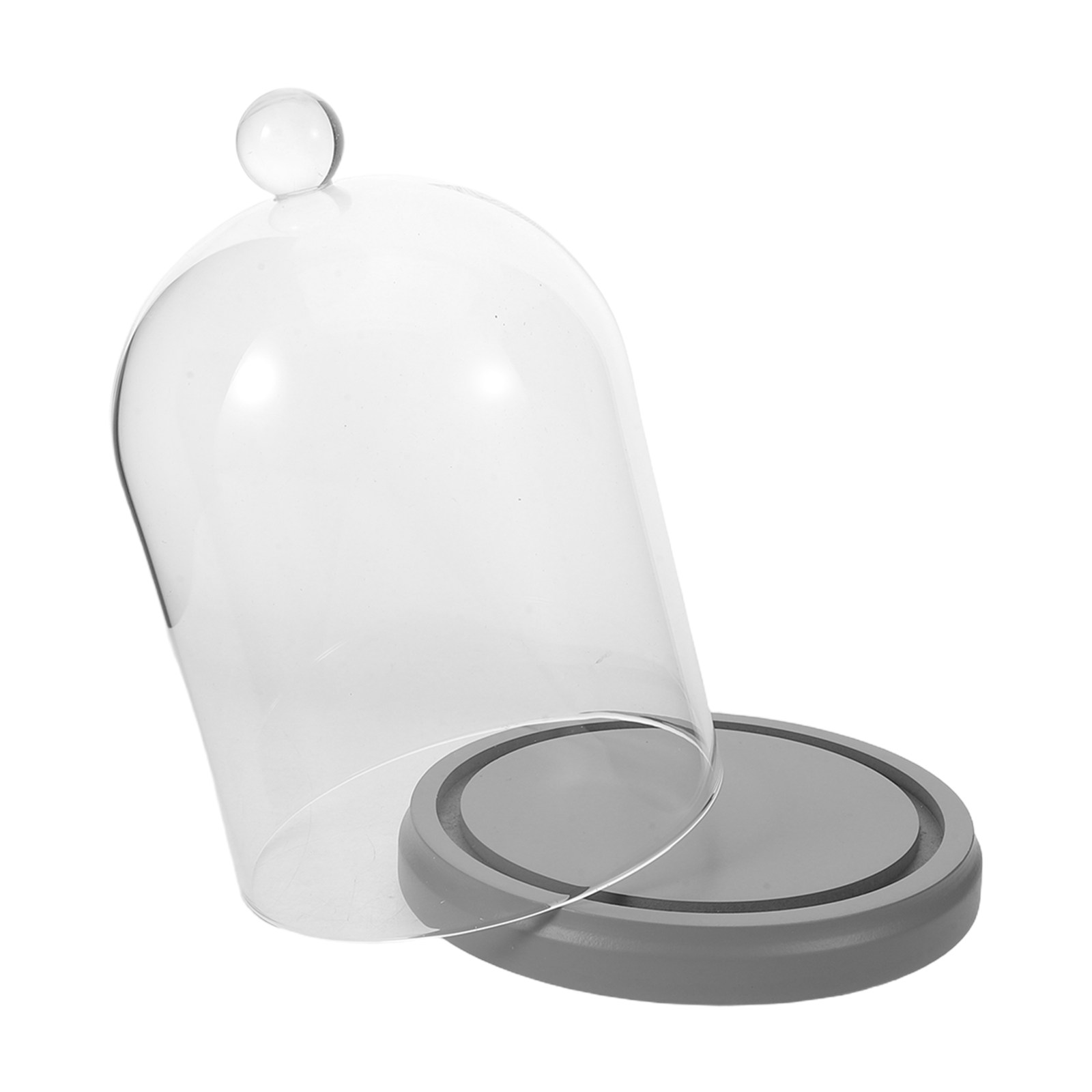 Glass Cloche Dome Transparent  - Plastic Dome Clear incelemesi ve fiyatı