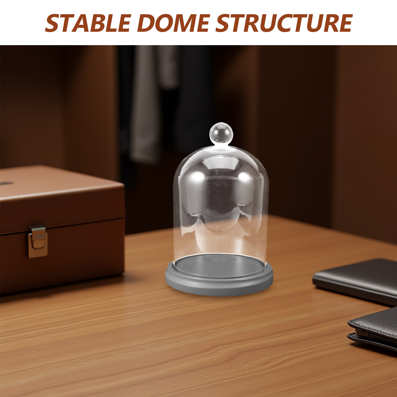 Glass Cloche Dome Transparent  - Plastic Dome Clear incelemesi ve fiyatı