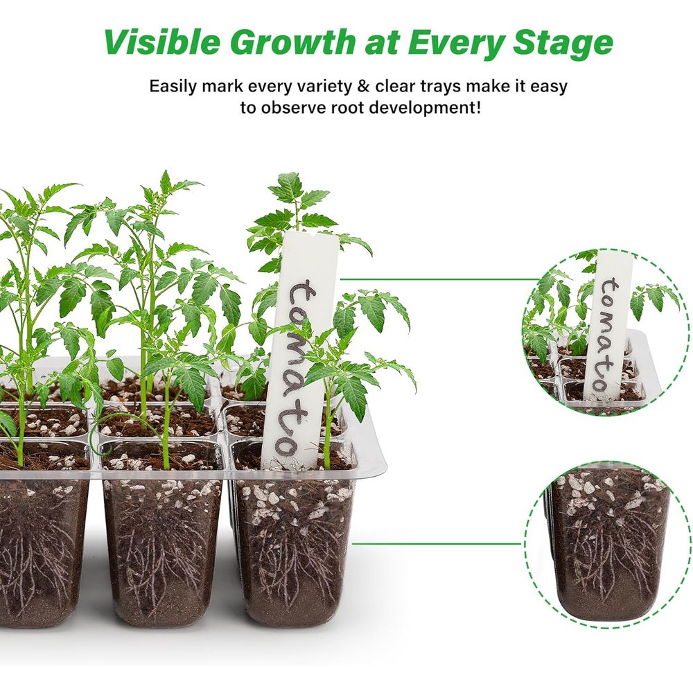 5-Pack Seed Starter Trays, See - Humidity Dome Kit incelemesi ve fiyatı