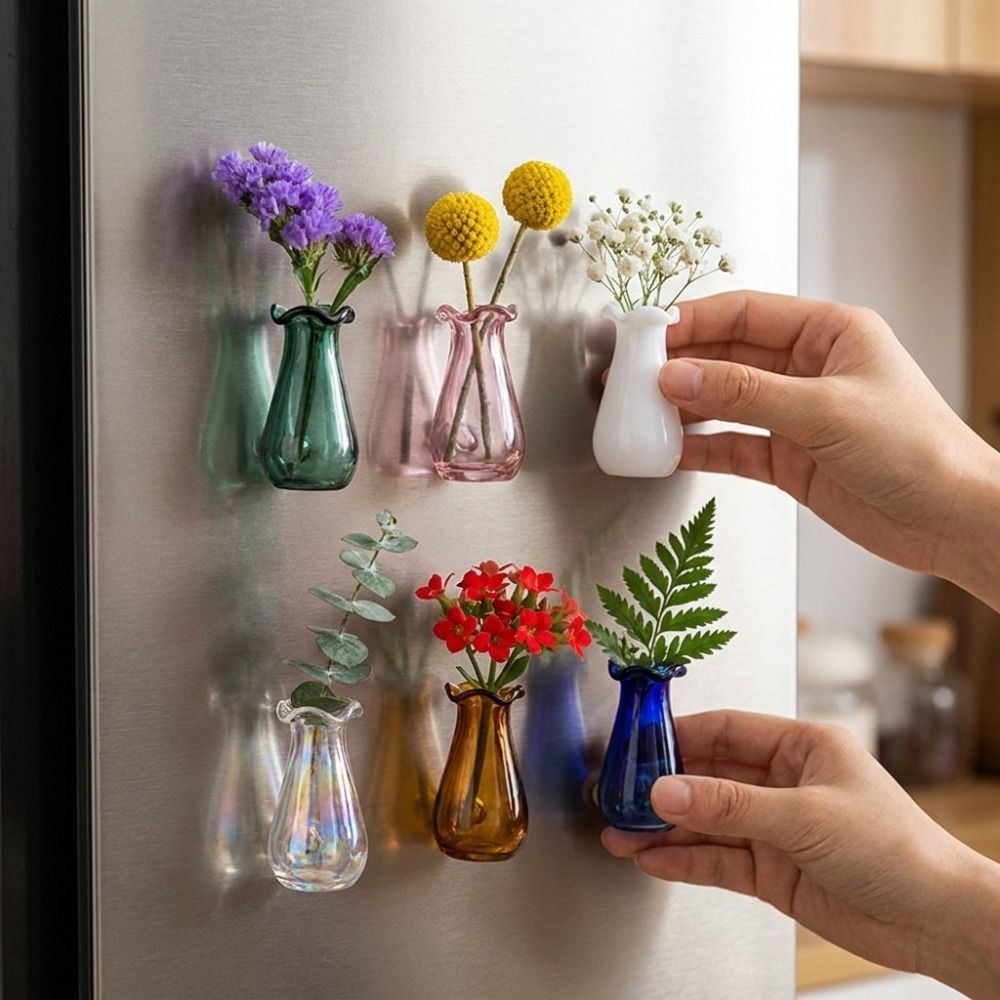6Pcs DIY 3D Mini Vase Magnets  - Propagation Station Vase incelemesi ve fiyatı