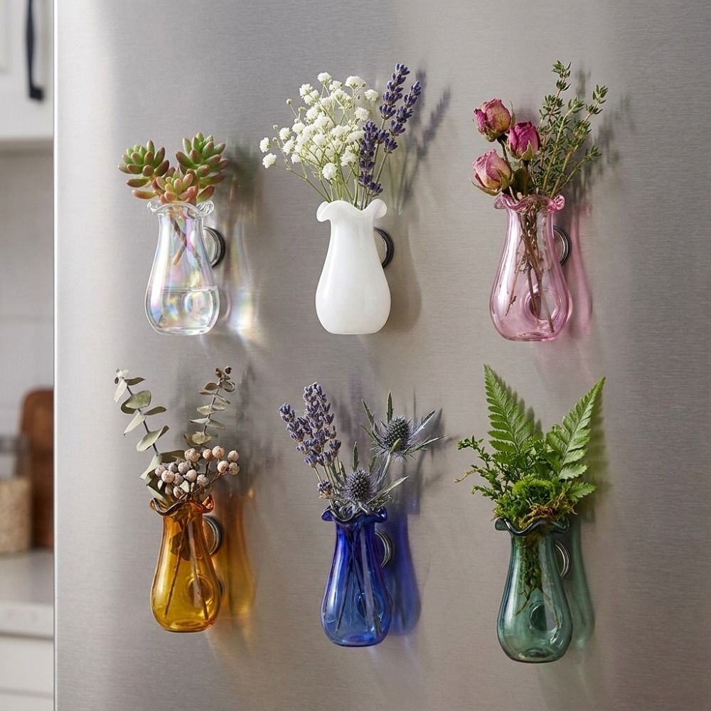 6Pcs DIY 3D Mini Vase Magnets  - Propagation Station Vase incelemesi ve fiyatı