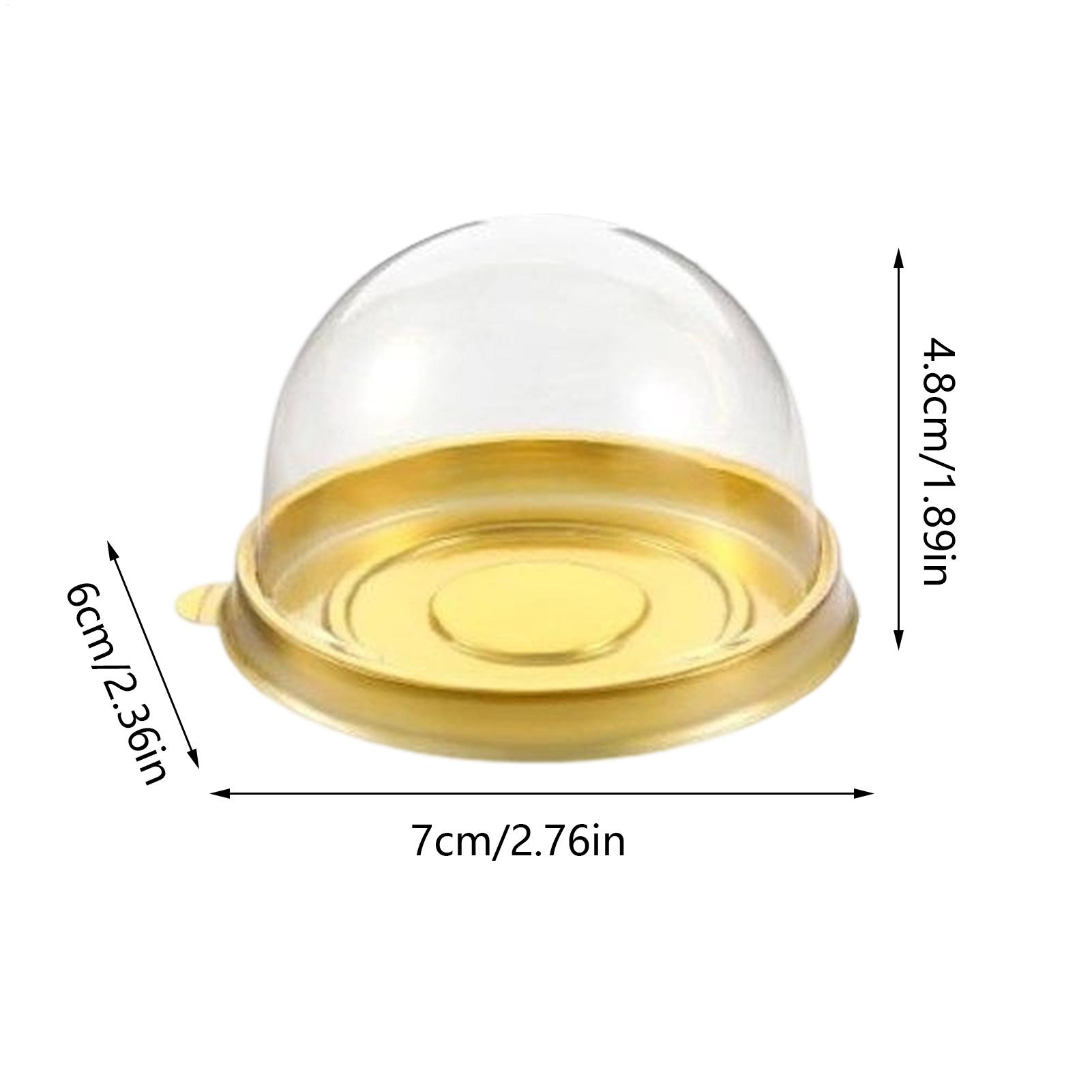 Cupcake Boxes 50pcs Clear Plas - Plastic Dome Clear incelemesi ve fiyatı